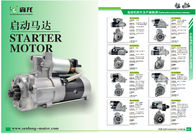 7.5KW Starter Motor Komatsu D6 Bulldozer 6008132620 6008132650 6008132692 0210002660 0210003410 0210003411